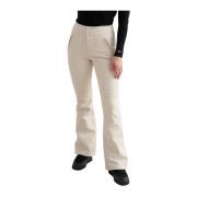 Café Au Lait Stretch Thermo Pants Aim'n , Beige , Dames