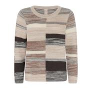 Casual Multicolor Pullover Blouse Crème/Beige Skovhuus , Multicolor , ...