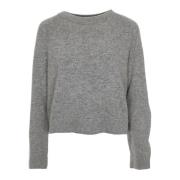 Raglan Gebreide Trui Diverse Patronen Armedangels , Gray , Dames