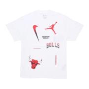 Chicago Bulls Statement Tee Nike , White , Heren