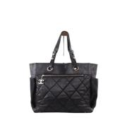 Pre-owned Fabric chanel-bags Chanel Vintage , Black , Dames