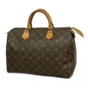 Pre-owned Fabric handbags Louis Vuitton Vintage , Brown , Dames