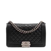 Pre-owned Fabric chanel-bags Chanel Vintage , Black , Dames