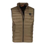 Bruine Bodywarmer Vest Hugo Boss , Brown , Heren