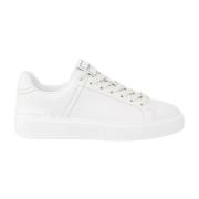 Witte Klassieke Veterschoenen Balmain , White , Dames