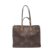 Pre-owned Leather handbags Louis Vuitton Vintage , Brown , Dames