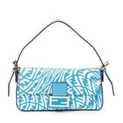 Pre-owned Coated canvas fendi-bags Fendi Vintage , Blue , Dames