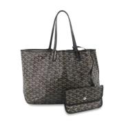 Pre-owned Canvas totes Goyard Vintage , Black , Dames