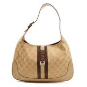 Pre-owned Canvas handbags Gucci Vintage , Beige , Dames