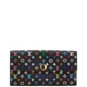 Pre-owned Leather wallets Louis Vuitton Vintage , Multicolor , Dames