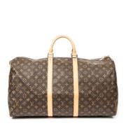 Pre-owned Canvas travel-bags Louis Vuitton Vintage , Brown , Dames