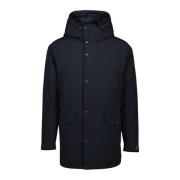 Omkeerbare Gewatteerde Jas Moncler , Blue , Heren