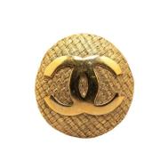 Pre-owned Fabric chanel-jewelry Chanel Vintage , Yellow , Dames