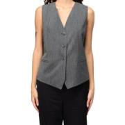 Grijs Jasje Set Twinset , Gray , Dames