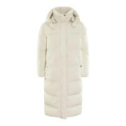 Lange Parka Jas voor Vrouwen Woolrich , Beige , Dames