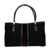 Pre-owned Suede gucci-bags Gucci Vintage , Black , Dames