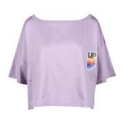 Katoenen T-shirt Douuod Woman , Purple , Dames