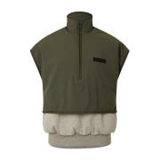 Nylon Fleece Mockneck Vest Fear Of God , Multicolor , Heren