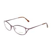 Paarse Metalen Frame Bril voor Vrouwen Tom Ford , Purple , Dames