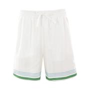 Gestreepte Tennis Club Shorts Casablanca , White , Heren