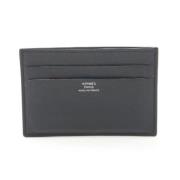 Pre-owned Leather wallets Hermès Vintage , Black , Dames