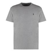 Katoenen ronde hals T-shirt Ralph Lauren , Gray , Heren