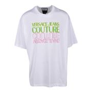 Tshirt Versace Jeans Couture , White , Heren