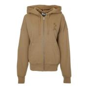 Hoodie met rits Armedangels , Brown , Heren