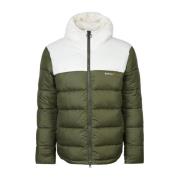 Bos Gewatteerde Jas Rits Logo Barbour , Green , Heren