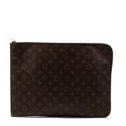 Pre-owned Canvas louis-vuitton-bags Louis Vuitton Vintage , Brown , Da...