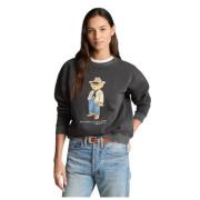 Westerse Stijl Polar Sweatshirt met Beerprint Polo Ralph Lauren , Gray...