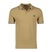 Bruin poloshirt met korte mouwen Fred Perry , Brown , Heren