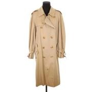 Pre-owned Polyester outerwear Burberry Vintage , Beige , Dames