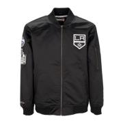 NHL Lichtgewicht Satijnen Bomberjack Mitchell & Ness , Black , Heren