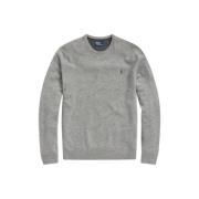 Lange Mouw Pullover voor Heren Ralph Lauren , Gray , Heren