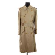 Pre-owned Polyester outerwear Burberry Vintage , Beige , Dames