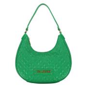 Gewatteerde Schoudertas met Toprits Love Moschino , Green , Dames