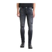 Zwarte Tapered Jeans Ozzy Stijl Antony Morato , Black , Heren