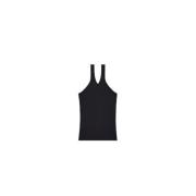 Zwarte Luxe Tanktop Montpellier Coqueline Courrèges , Black , Dames