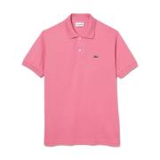 Klassieke Logo Polo Shirt Rose Lacoste , Pink , Heren