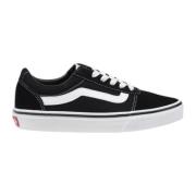 Suede Leren Damessneakers Herfst/Winter Vans , Black , Dames