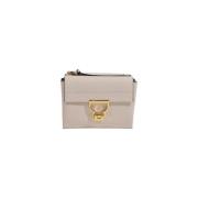 Witte Leren Handtas Lente/Zomer Collectie Coccinelle , White , Dames