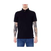 Zwart Katoenen Poloshirt Armani Exchange , Black , Heren