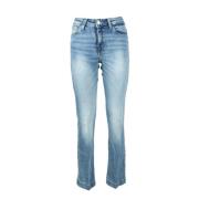 Katoen Modal Elastomultiester Spandex Jeans Guess , Blue , Dames