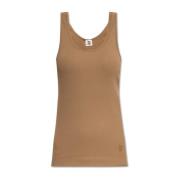 Geribbelde top Anisa By Herenne Birger , Brown , Dames