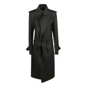 Zwarte Winterjassen voor Vrouwen Burberry , Black , Dames