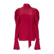 Stijlvolle lange mouw overhemd Nina Ricci , Red , Dames