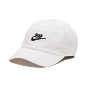 Witte Unstructured Futura Wash Hoed Nike , White , Unisex