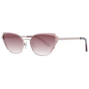 Roségoud Cat Eye Zonnebril Guess , Yellow , Dames