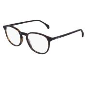 Ronde Sleutelgat Zonnebril - Glamoureffect Gucci , Brown , Unisex